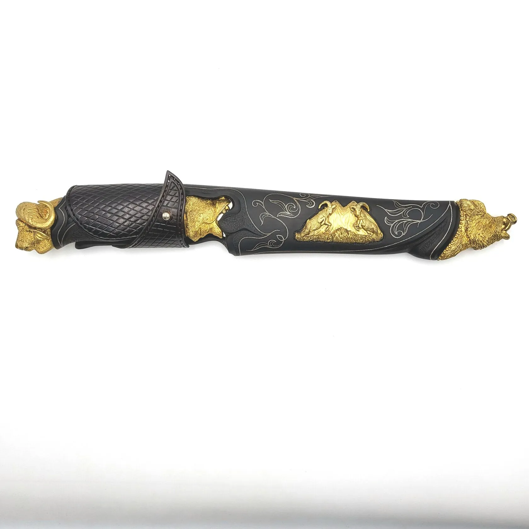 Нож на подставке КАВКАЗ